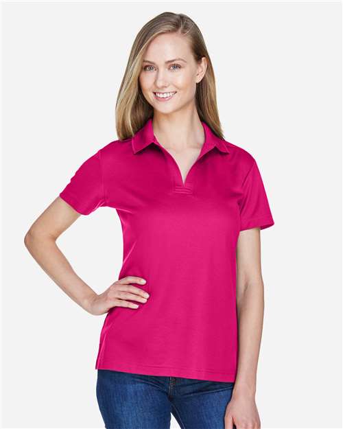 Crown Raspberry Women&#39;s CrownLux Performance® Plaited Polo - DG20W