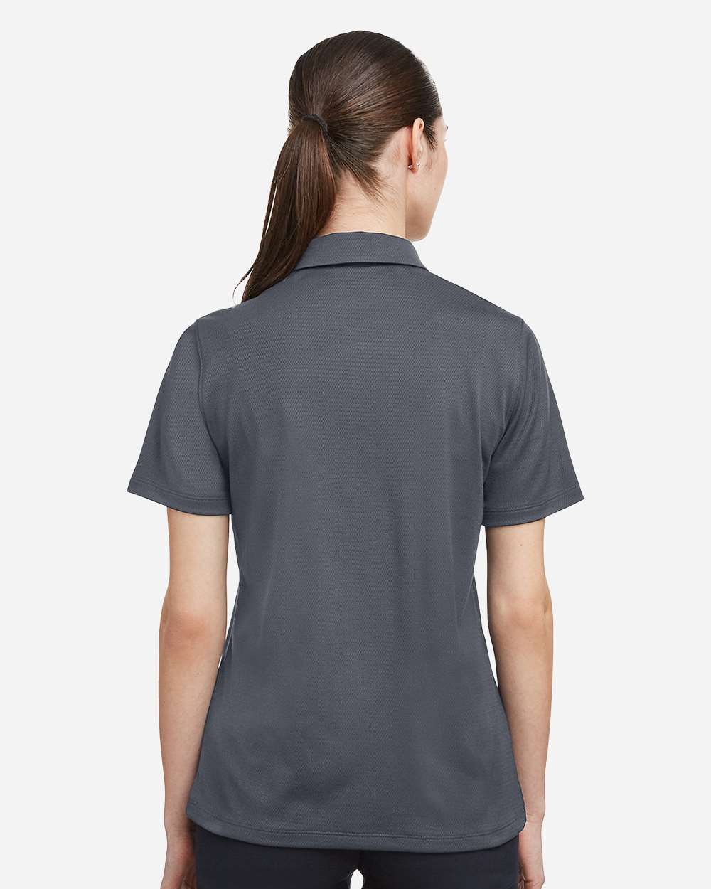 CS Grey Light Heather/ White Women's Tech™ Polo - 1370431 plain