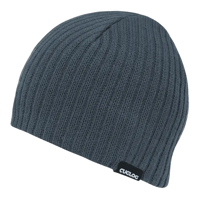 Cuglog K008 Elbruz Ribbed Acrylic Beanie - Charcoal