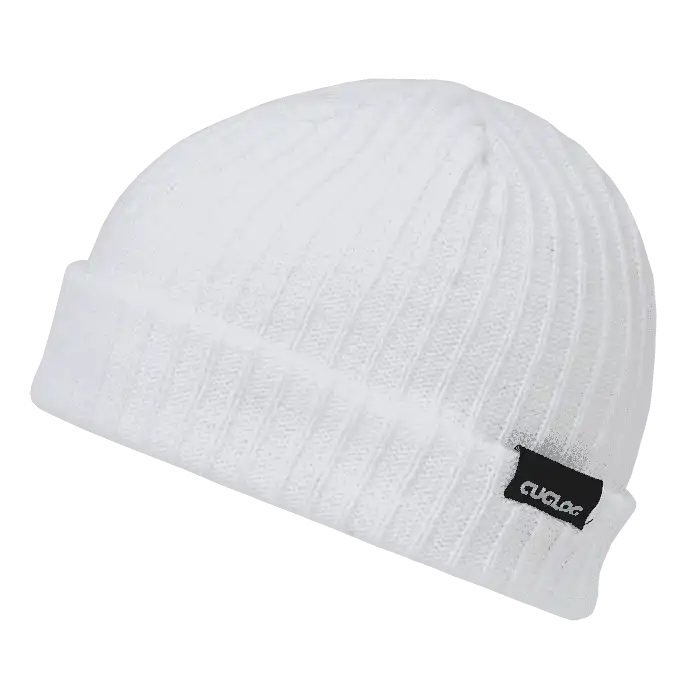 Cuglog K015 Orizaba Light Weight Beanie - White - one Size Fits Most