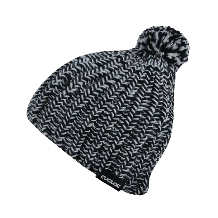 Cuglog K021 Hewitts Beanie - Black White - one Size Fits Most