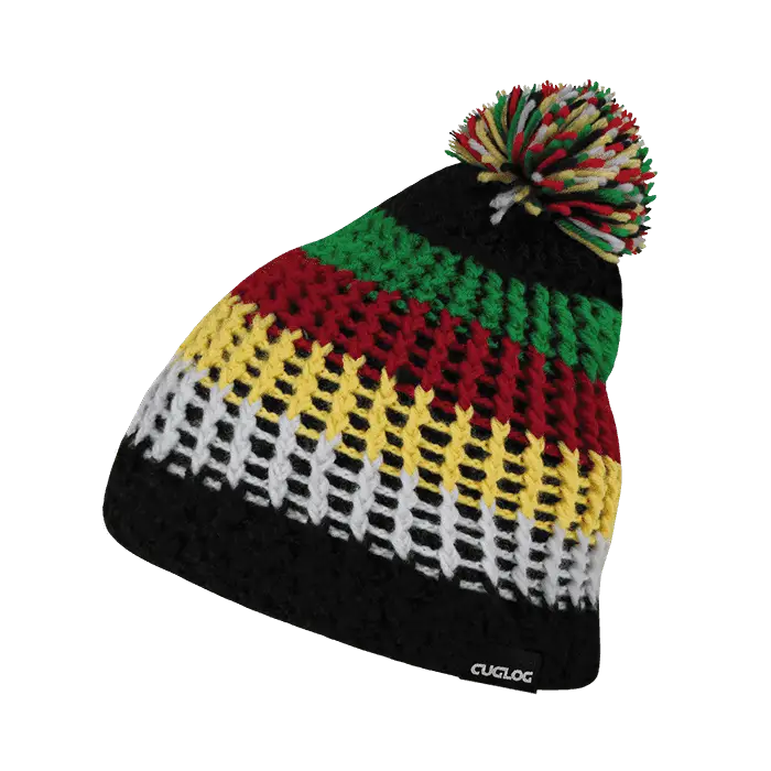 Cuglog K024 Matterhorn Beanie - Black Yellow Green