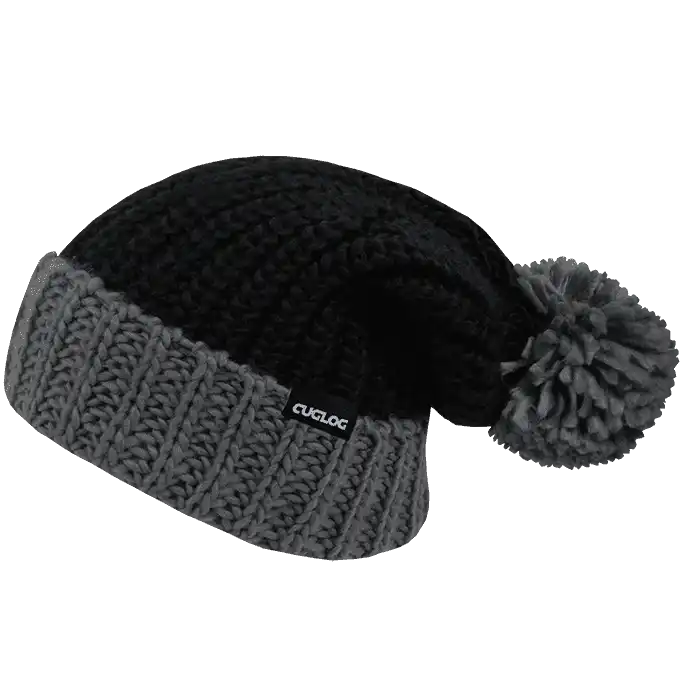 Cuglog K030 Rainier Beanie - Black Gray - one Size Fits Most