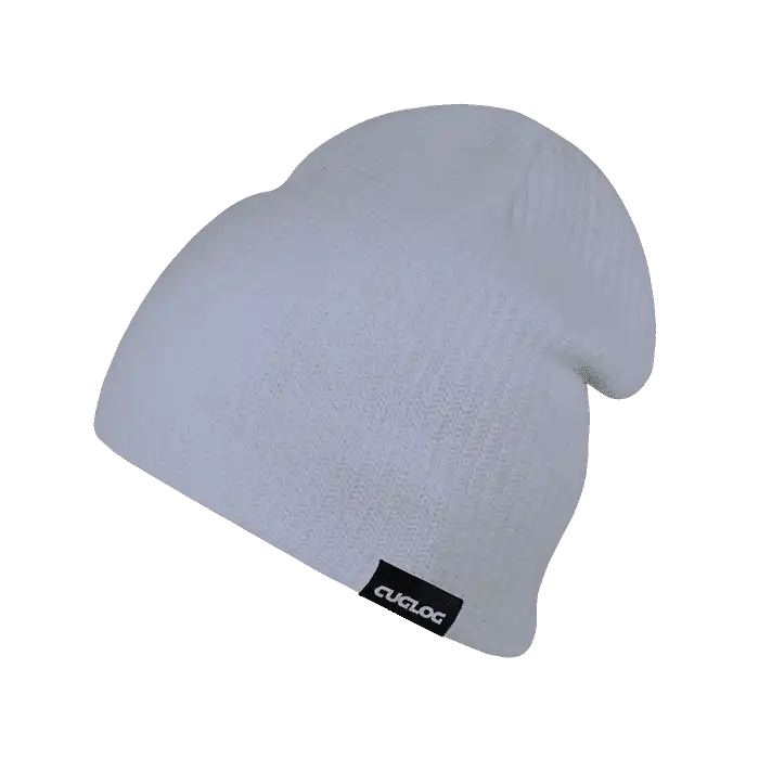 Cuglog K036 Uluru Beanie - White - one Size Fits Most