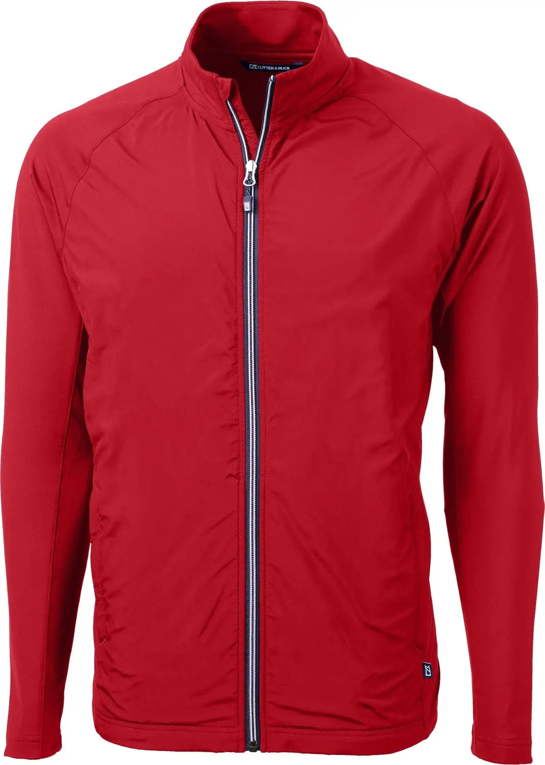 Cutter & Buck Bcc00032 Adapt Eco Knit Hybrid Recycled Mens Big Tall Full Zip Jacket - Red