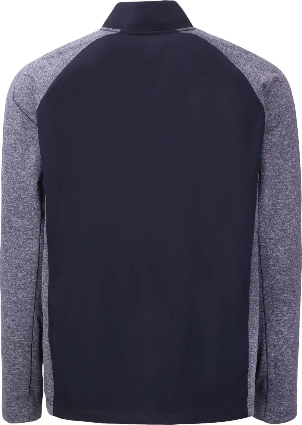Cutter & Buck Bcc00032 Adapt Eco Knit Hybrid Recycled Mens Big Tall Full Zip Jacket - Navy Blue Heather