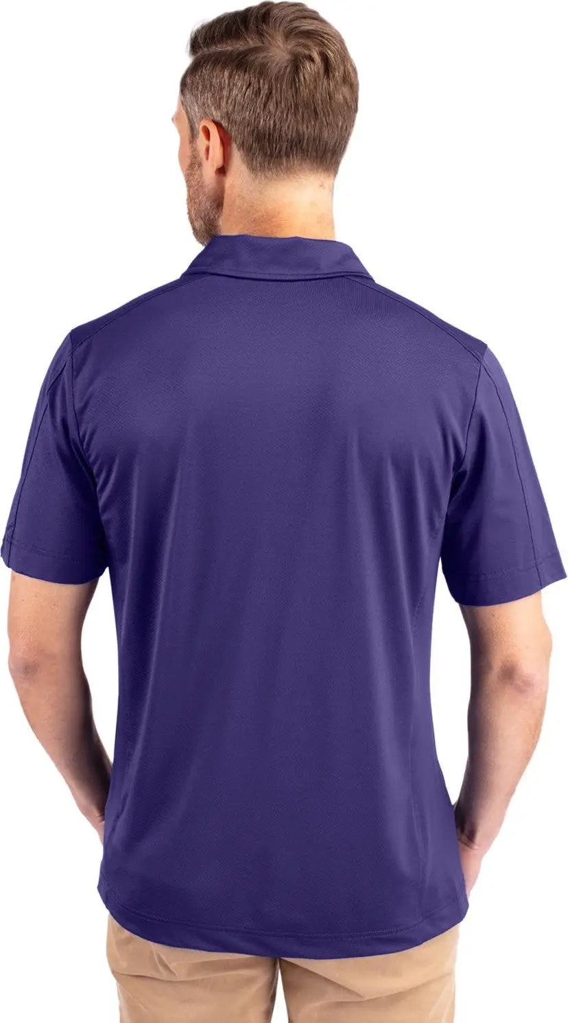 Cutter & Buck Bck01127 Prospect Eco Textured Stretch Recycled Mens Big Tall Polo - College Purple