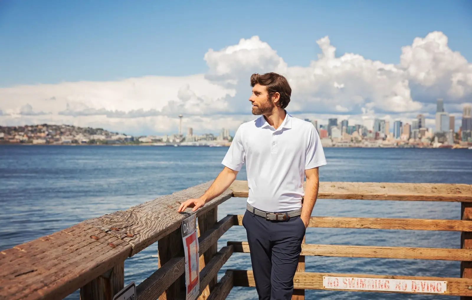 Cutter & Buck Bck01144 Virtue Eco Pique Recycled Mens Big and Tall Polo - White - Adult l