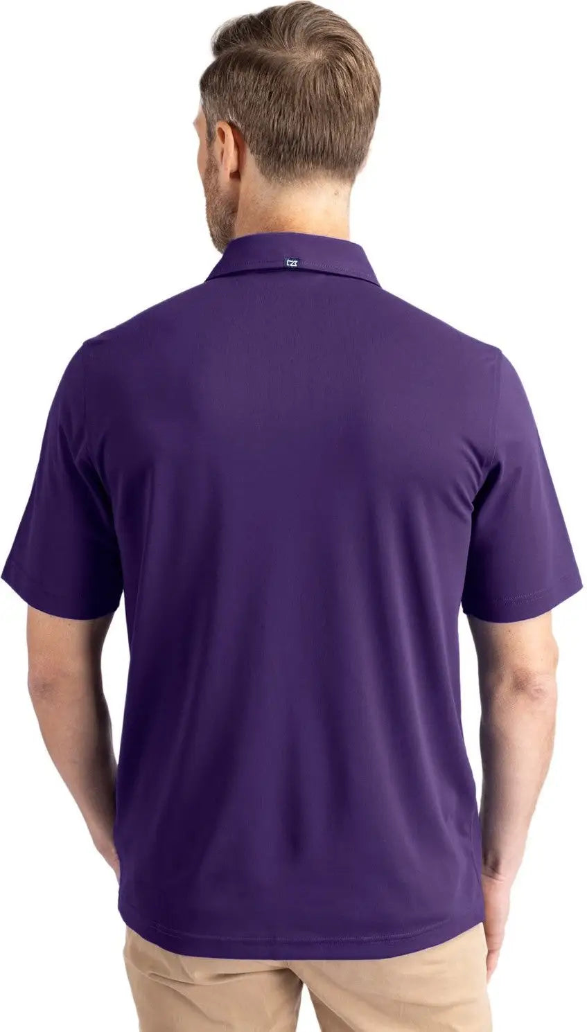 Cutter & Buck Bck01144 Virtue Eco Pique Recycled Mens Big and Tall Polo - College Purple