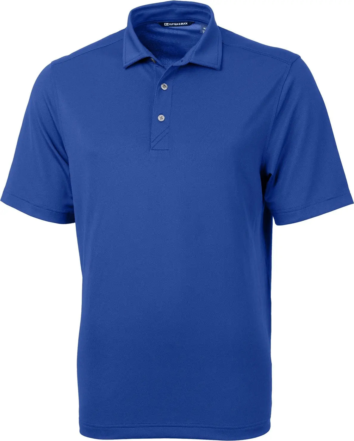 Cutter & Buck Bck01144 Virtue Eco Pique Recycled Mens Big and Tall Polo - Tour Blue