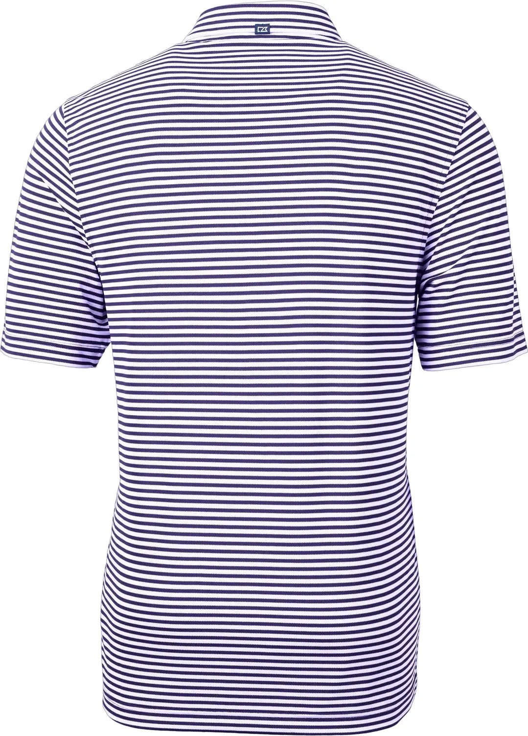 Cutter & Buck Bck01168 Virtue Eco Pique Stripe Recycled Mens Big and Tall Polo - College Purple