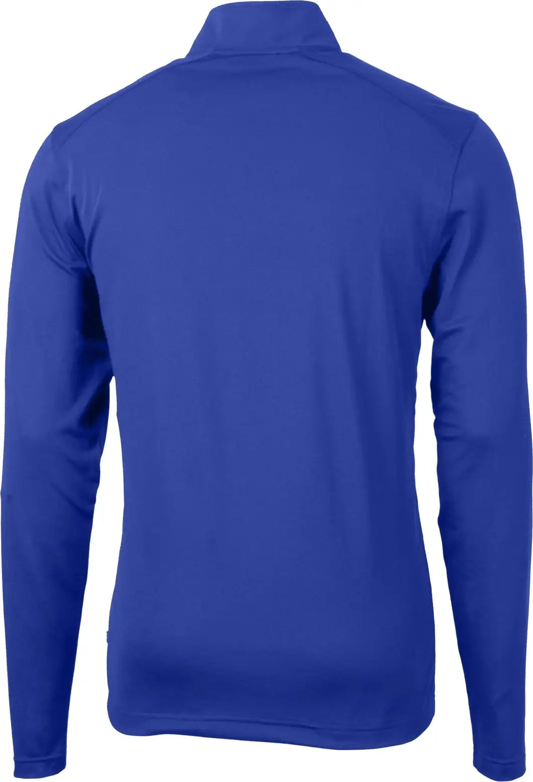 Cutter & Buck Bck01187 Virtue Eco Pique Recycled Quarter Zip Mens Big Tall Pullover - Tour Blue