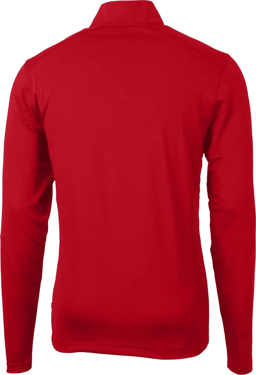 Cutter & Buck Bck01187 Virtue Eco Pique Recycled Quarter Zip Mens Big Tall Pullover - Red