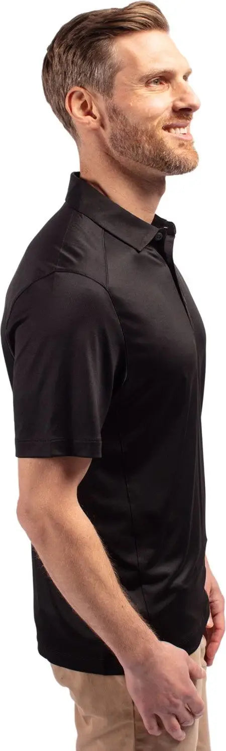 Cutter & Buck Bck01236 Forge Eco Stretch Recycled Mens Big Tall Polo - Black