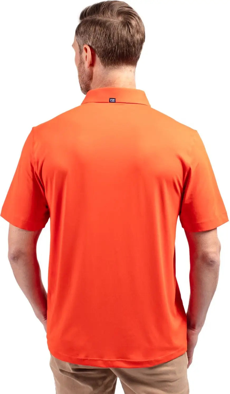 Cutter & Buck Bck01236 Forge Eco Stretch Recycled Mens Big Tall Polo - College Orange