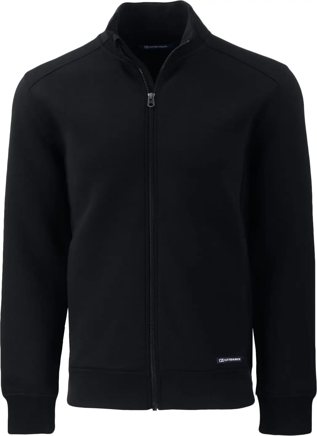 Cutter & Buck Bck01281 Roam Eco Recycled Full Zip Mens Big Tall Jacket - Black
