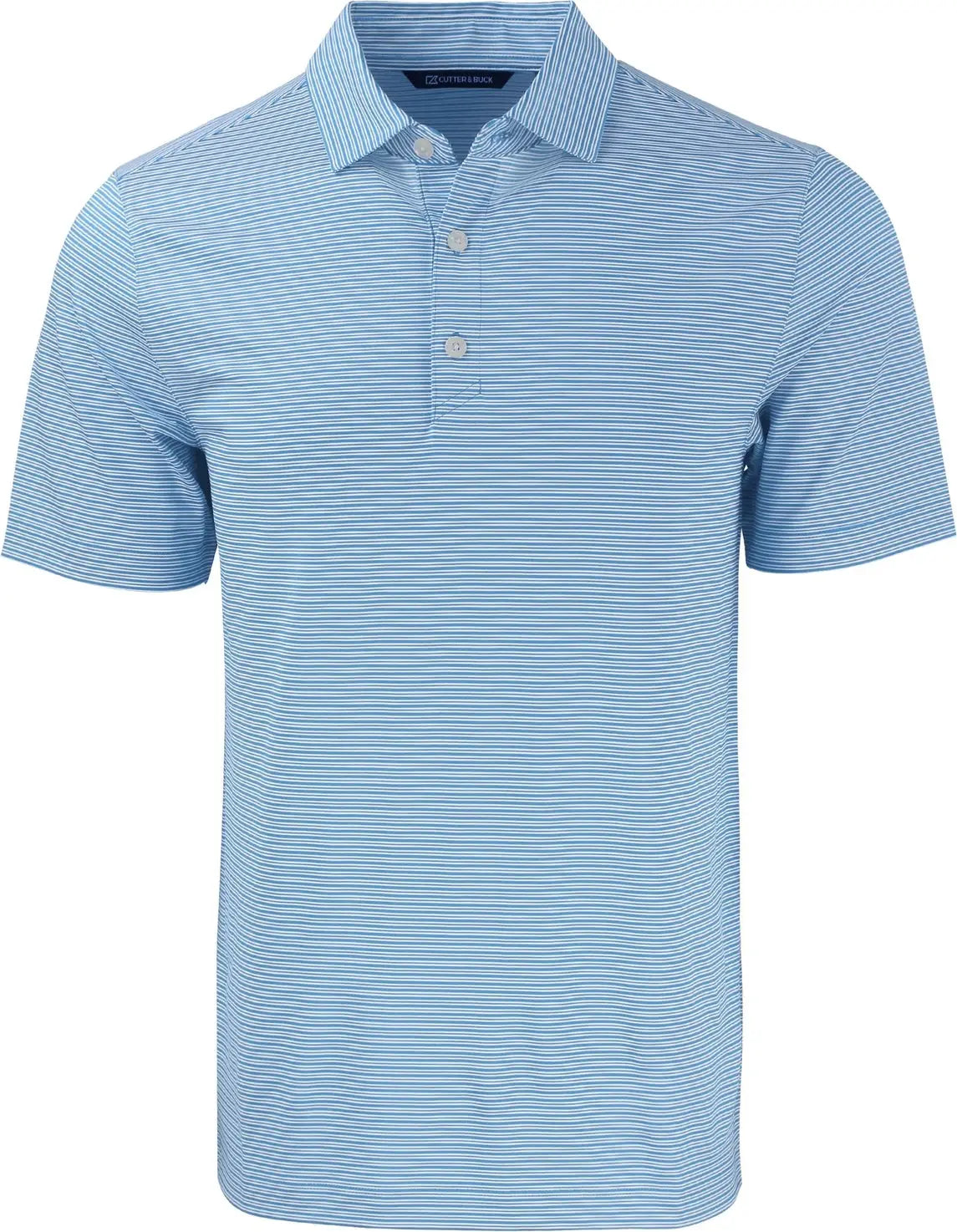 Cutter & Buck Bck01302 Forge Eco Double Stripe Stretch Recycled Mens Big &tall Polo Tall - Atlas White