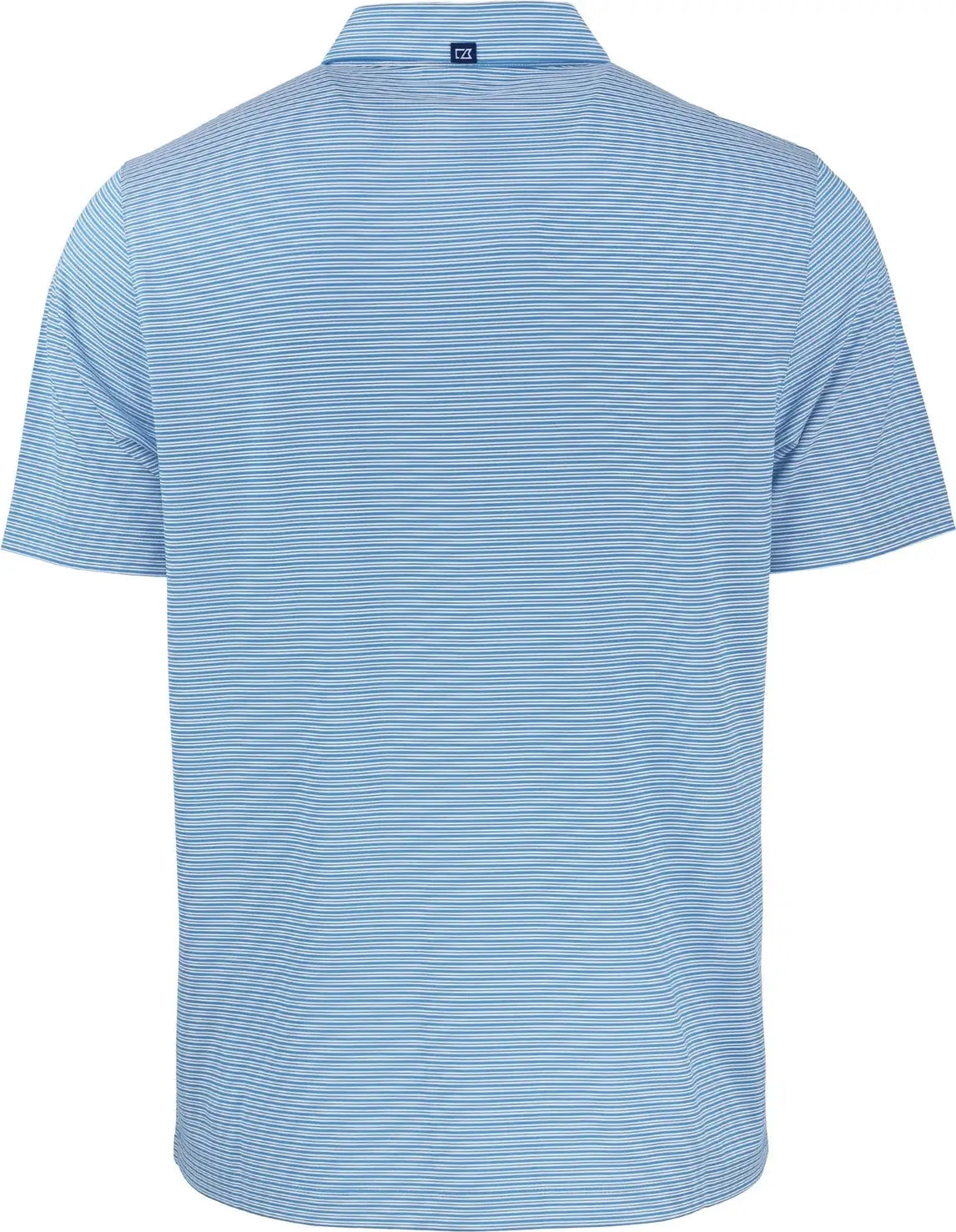 Cutter & Buck Bck01302 Forge Eco Double Stripe Stretch Recycled Mens Big &tall Polo Tall - Atlas White