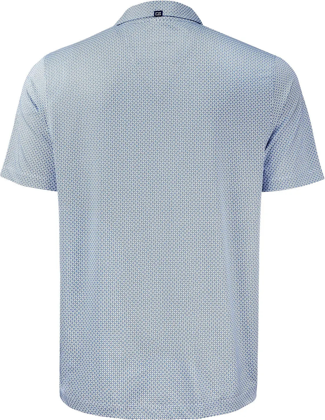 Cutter & Buck Bck01343 Pike Eco Diamond Dot Print Recycled Mens Big Tall Polo - Navy Blue