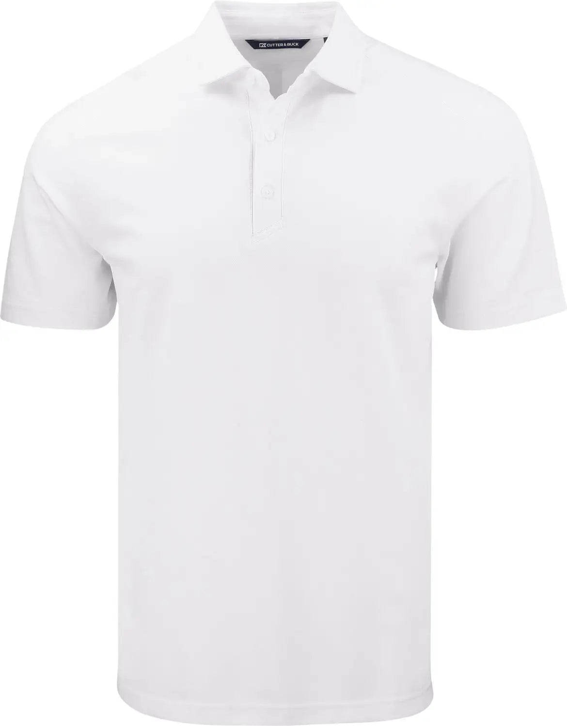 Cutter & Buck Bck01358 Advantage Refresh Epic Confidence Recycled Mens Big Tall Tri-blend Pique Polo - White