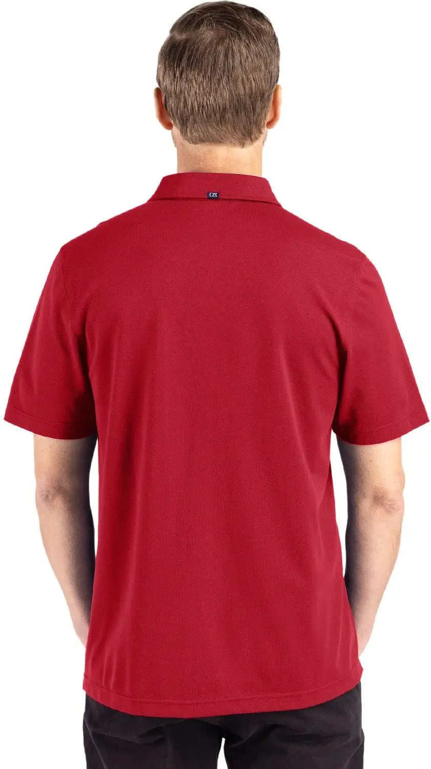 Cutter & Buck Bck01358 Advantage Refresh Epic Confidence Recycled Mens Big Tall Tri-blend Pique Polo - Cardinal Red