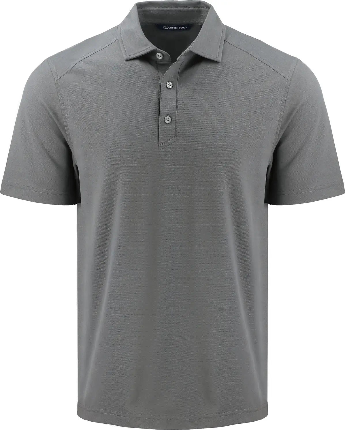 Cutter & Buck Bck01358 Advantage Refresh Epic Confidence Recycled Mens Big Tall Tri-blend Pique Polo - Elemental Gray