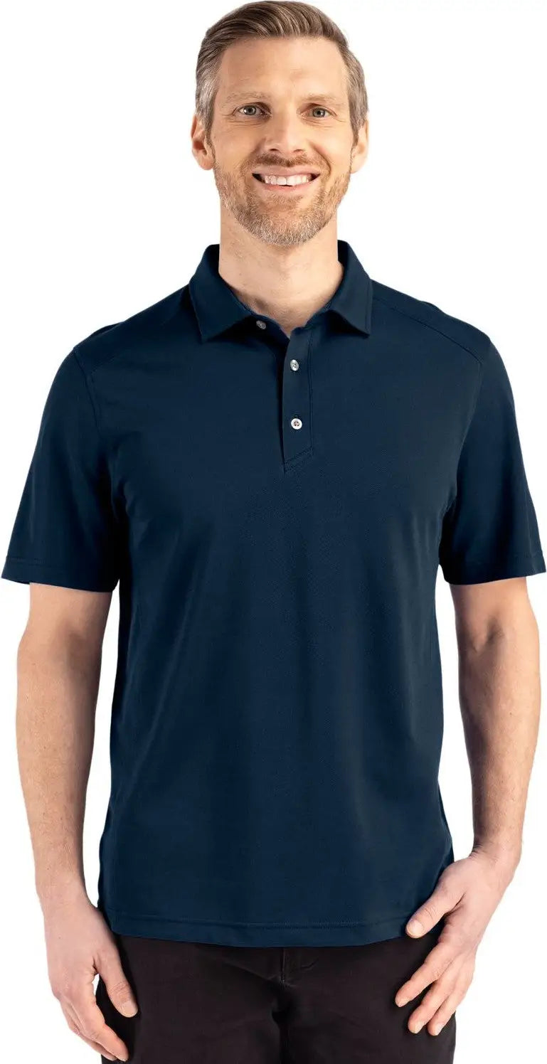 Cutter & Buck Bck01358 Advantage Refresh Epic Confidence Recycled Mens Big Tall Tri-blend Pique Polo - Liberty Navy