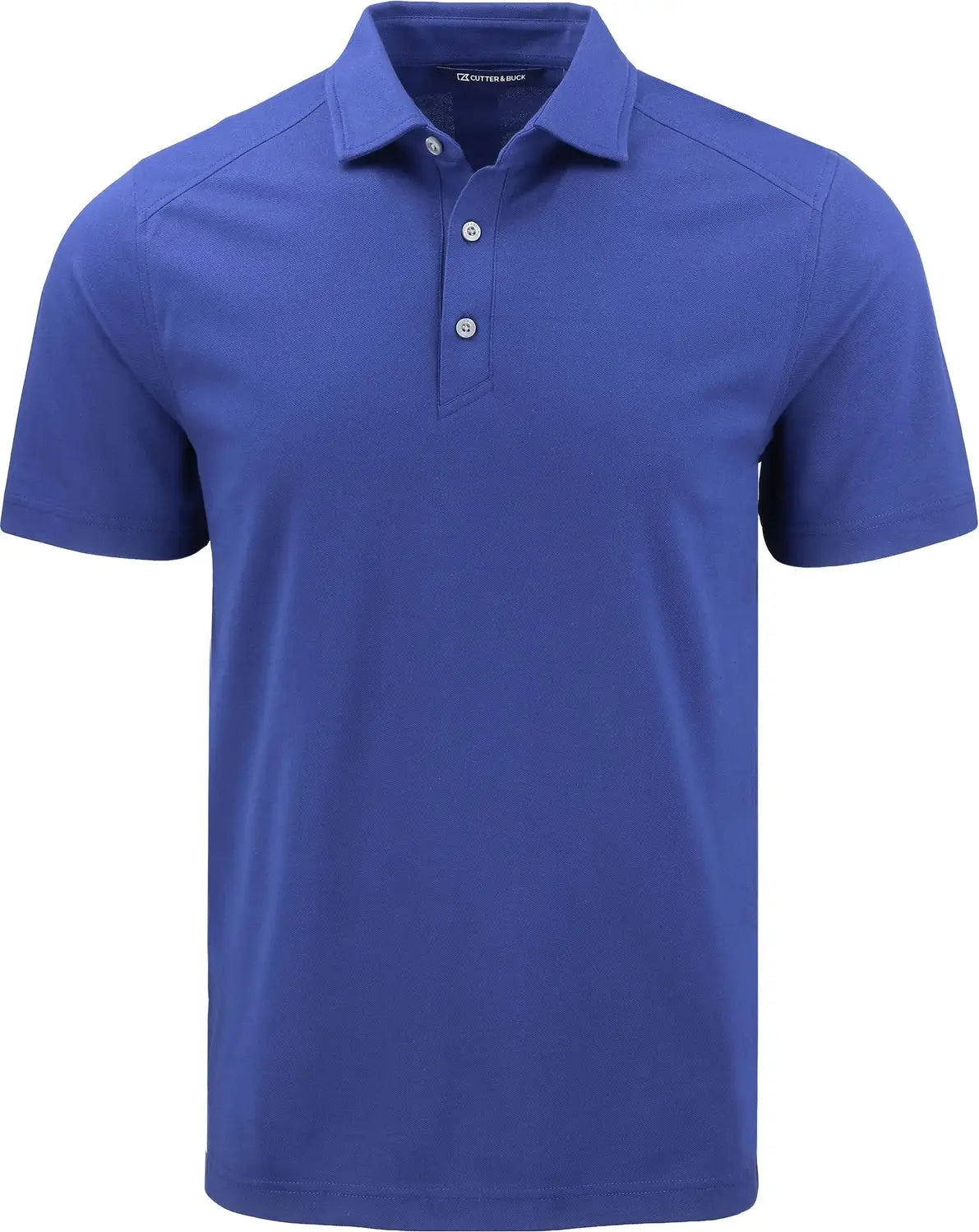 Cutter & Buck Bck01358 Advantage Refresh Epic Confidence Recycled Mens Big Tall Tri-blend Pique Polo - Tour Blue