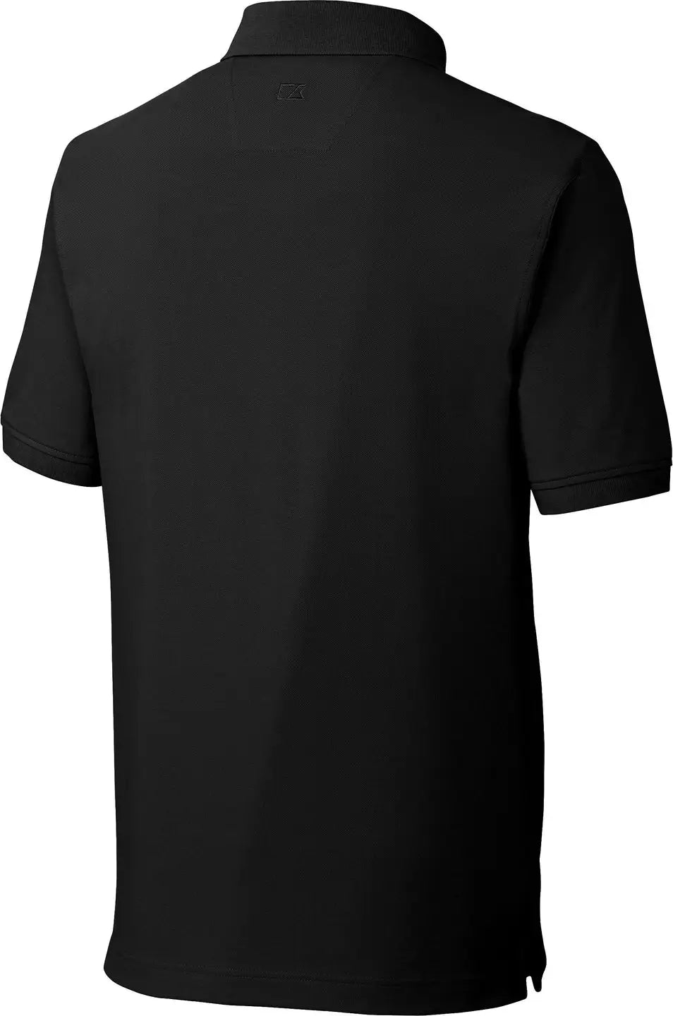 Cutter & Buck Bck09321 Advantage Eco Tri-blend Pique Mens Big and Tall Polo - Black