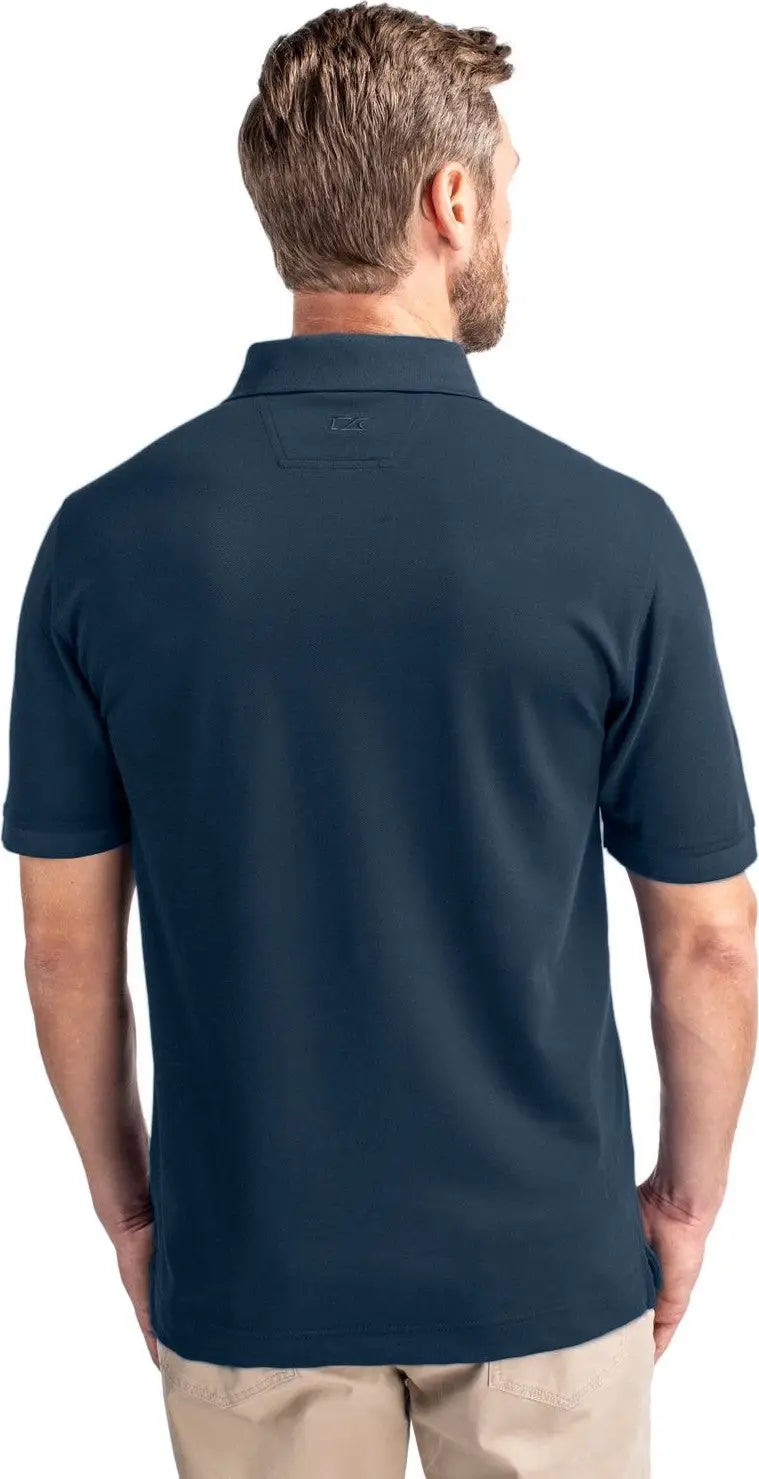 Cutter & Buck Bck09321 Advantage Eco Tri-blend Pique Mens Big and Tall Polo - Liberty Navy