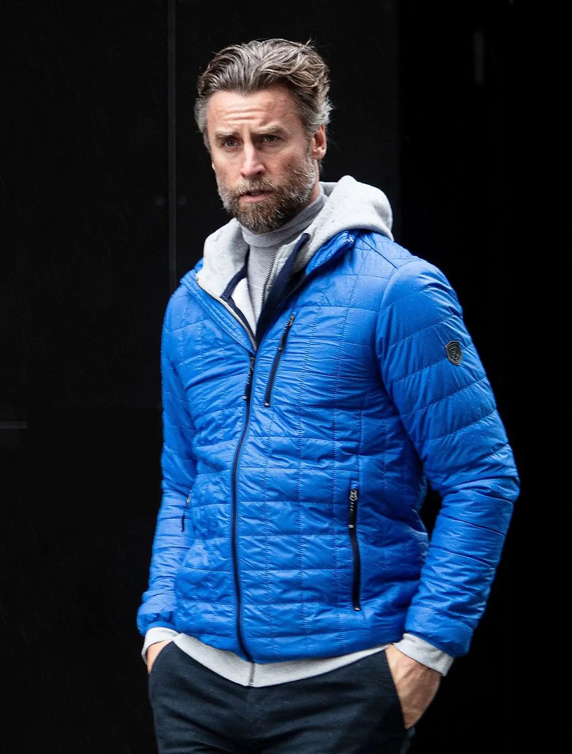 Cutter & Buck Bco00018 Rainier Primaloft® Mens Big and Tall Eco Insulated Puffer Jacket - Royal