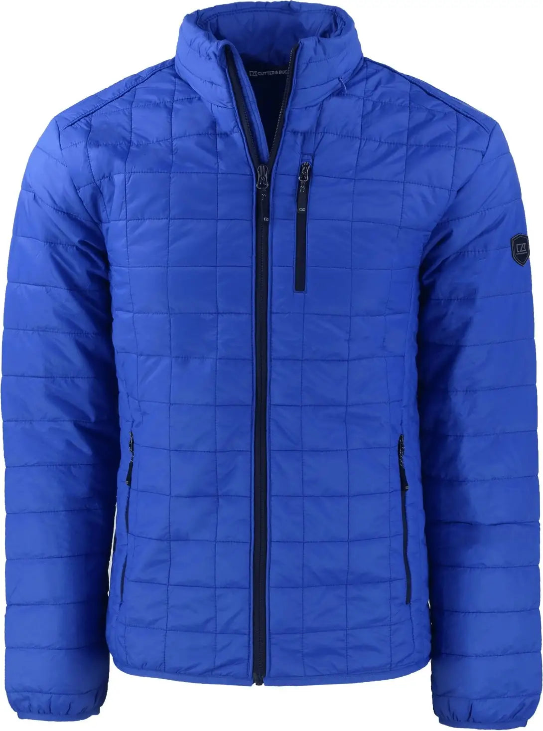 Cutter & Buck Bco00018 Rainier Primaloft® Mens Big and Tall Eco Insulated Puffer Jacket - Royal
