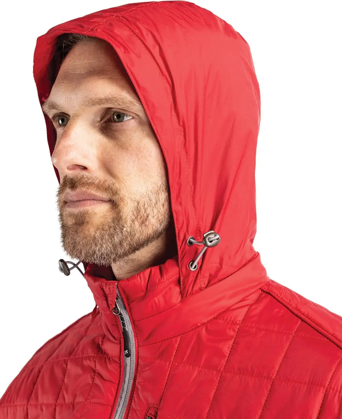 Cutter & Buck Bco00018 Rainier Primaloft® Mens Big and Tall Eco Insulated Puffer Jacket - Red