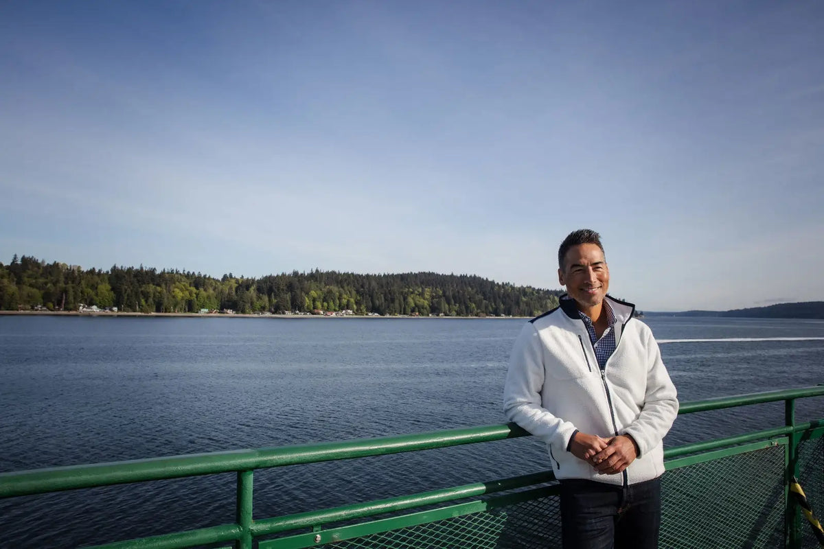 Cutter & Buck Bco00070 Cascade Eco Sherpa Mens Big Tall Fleece Jacket - Shell Navy Blue