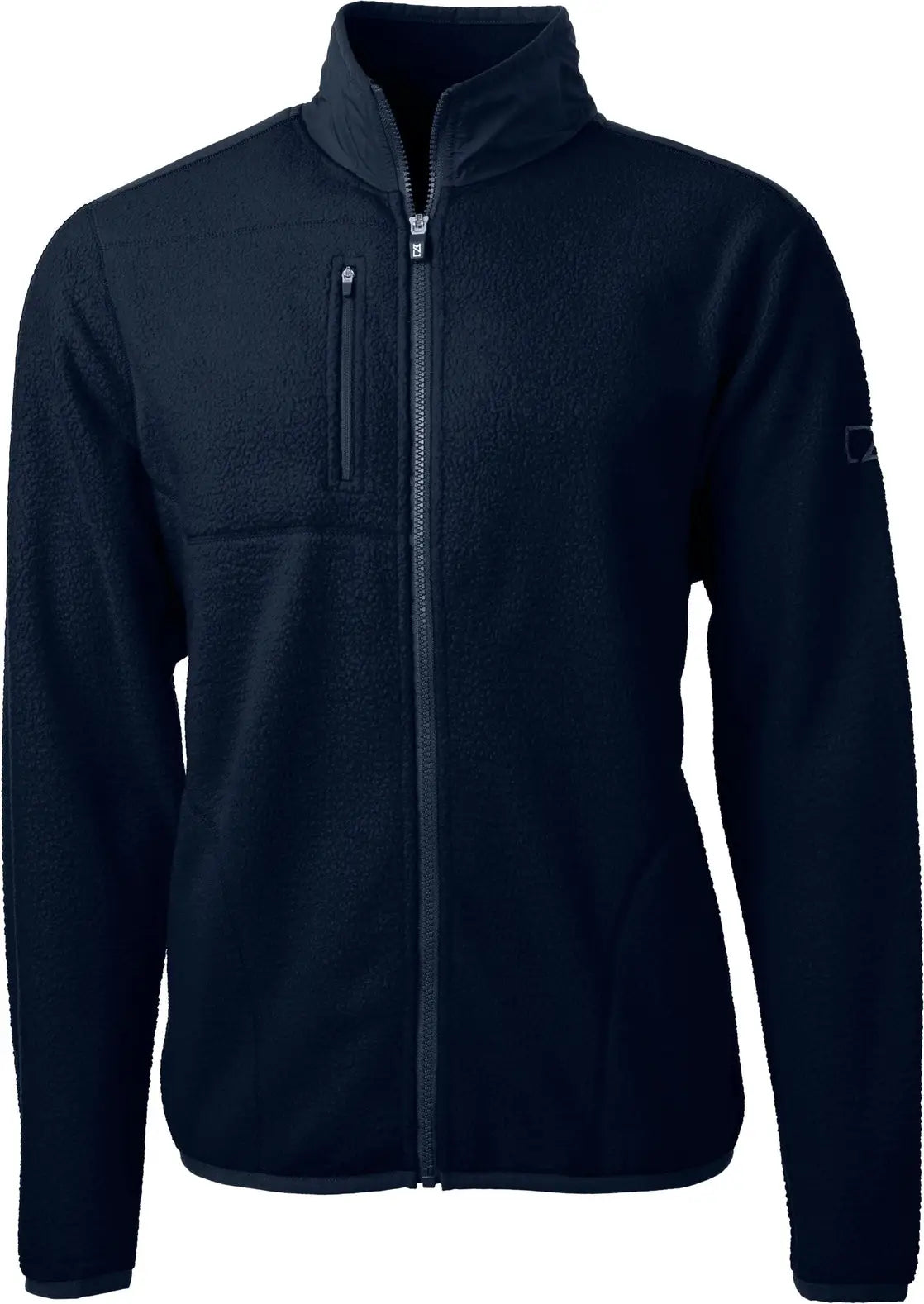 Cutter & Buck Bco00070 Cascade Eco Sherpa Mens Big Tall Fleece Jacket - Navy Blue