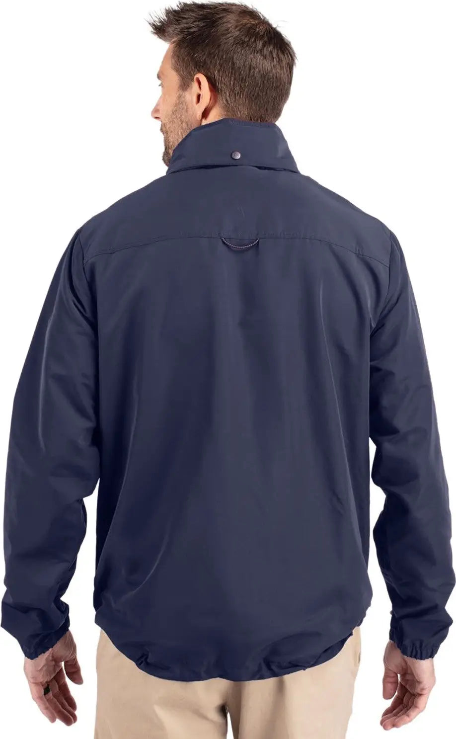 Cutter & Buck Bco00073 Charter Eco Knit Recycled Big Tall Full-zip Jacket - Navy Blue