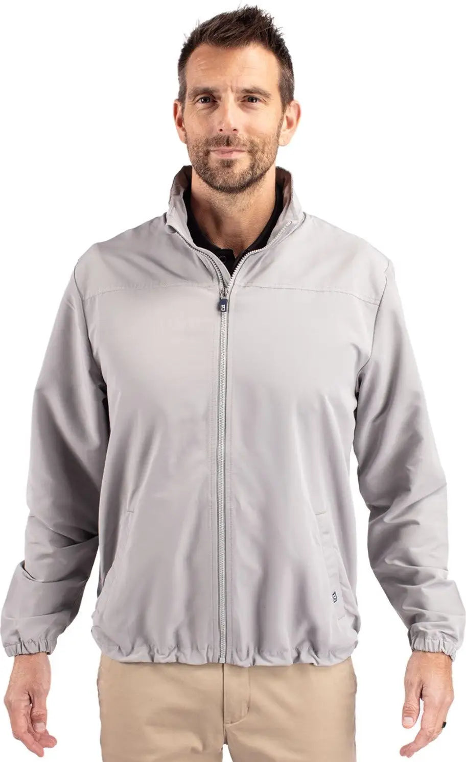 Cutter & Buck Bco00073 Charter Eco Knit Recycled Big Tall Full-zip Jacket - Polished - Adult l
