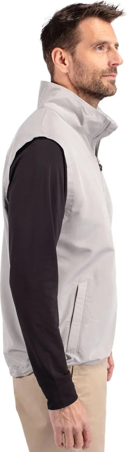 Cutter & Buck Bco00083 Charter Eco Full-zip Mens Big Tall Vest - Polished