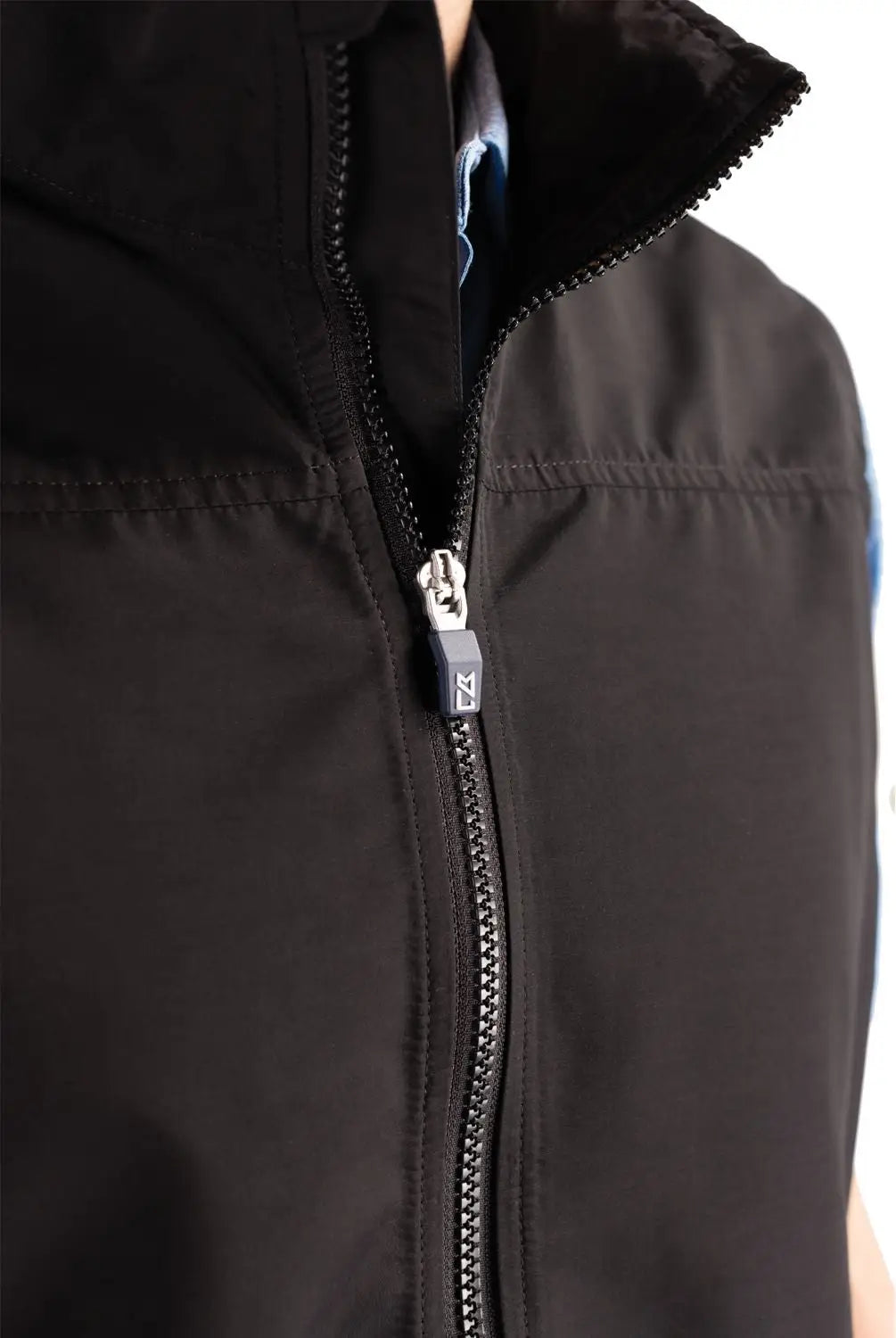Cutter & Buck Bco00083 Charter Eco Full-zip Mens Big Tall Vest - Black
