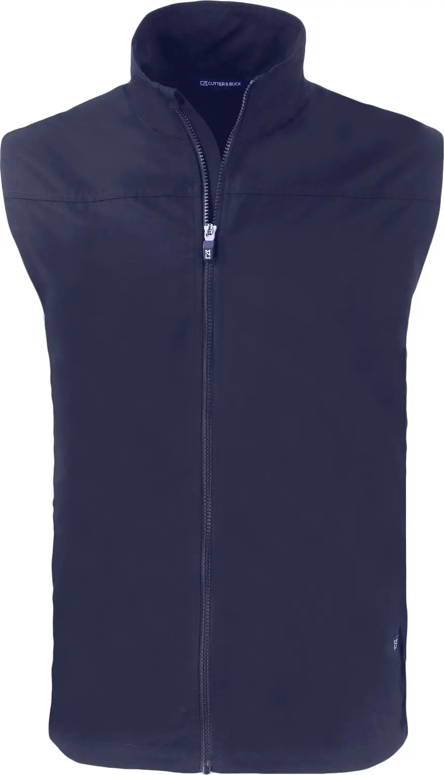 Cutter & Buck Bco00083 Charter Eco Full-zip Mens Big Tall Vest - Navy Blue