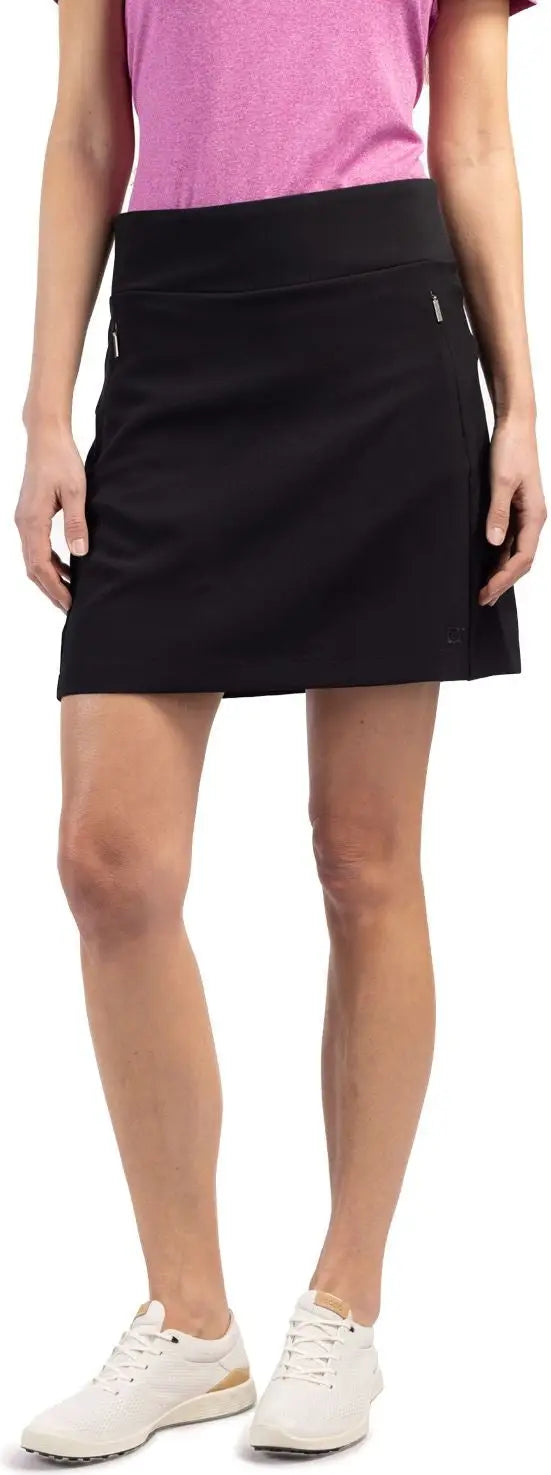 Cutter & Buck Lcb00001 Pacific Performance Pull on Womens Skort - Black - Ladies Xs