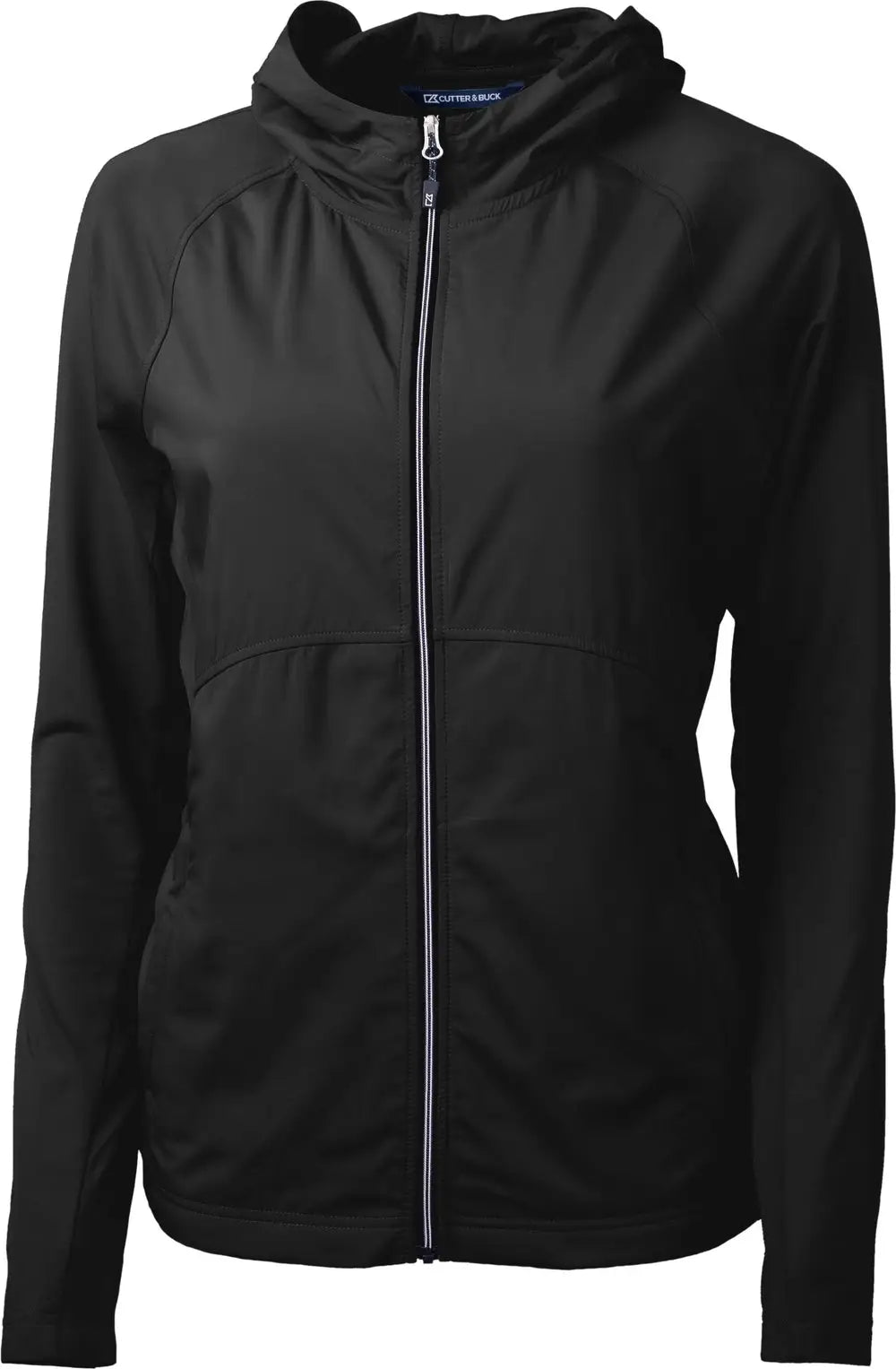 Cutter & Buck Lcc00008 Adapt Eco Knit Hybrid Recycled Womens Full Zip Jacket - Black