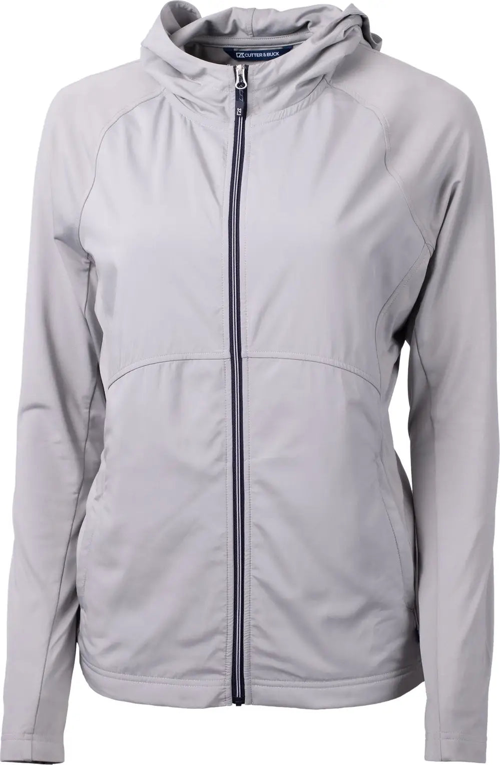 Cutter & Buck Lcc00008 Adapt Eco Knit Hybrid Recycled Womens Full Zip Jacket - Polished