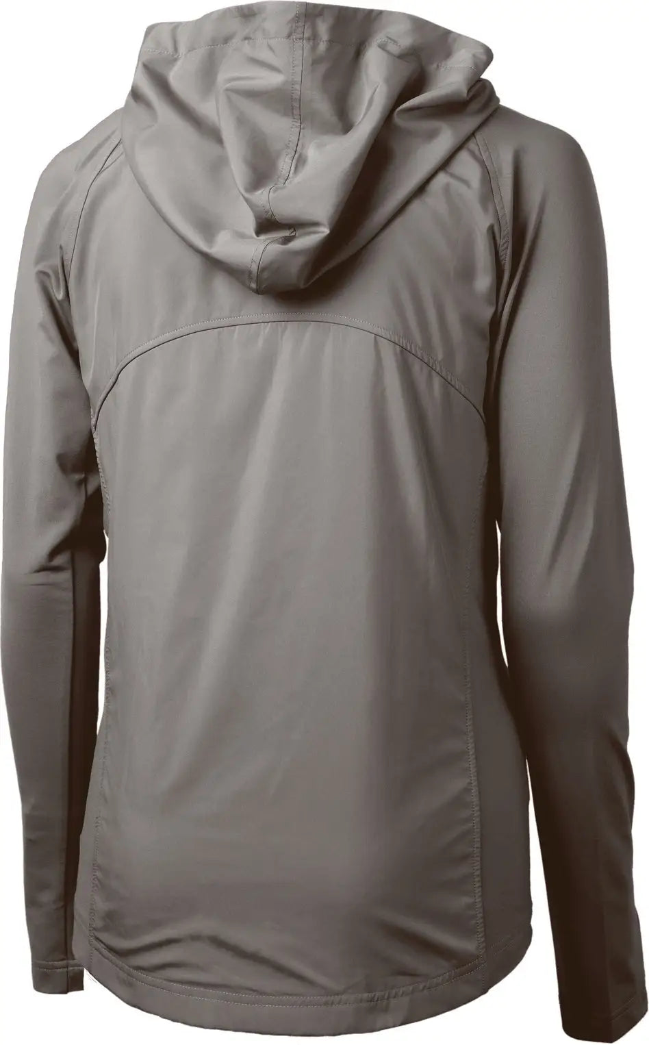 Cutter & Buck Lcc00008 Adapt Eco Knit Hybrid Recycled Womens Full Zip Jacket - Elemental Gray