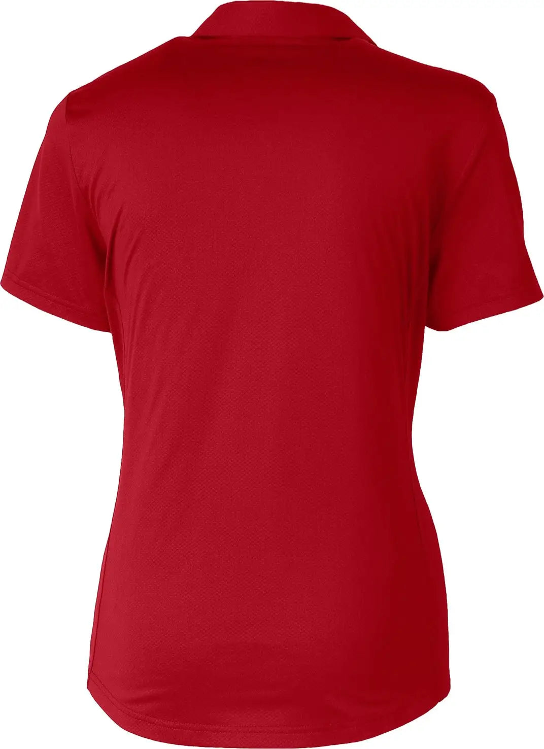 Cutter & Buck Lck00111 Prospect Eco Textured Stretch Recycled Womens Short Sleeve Polo - Red