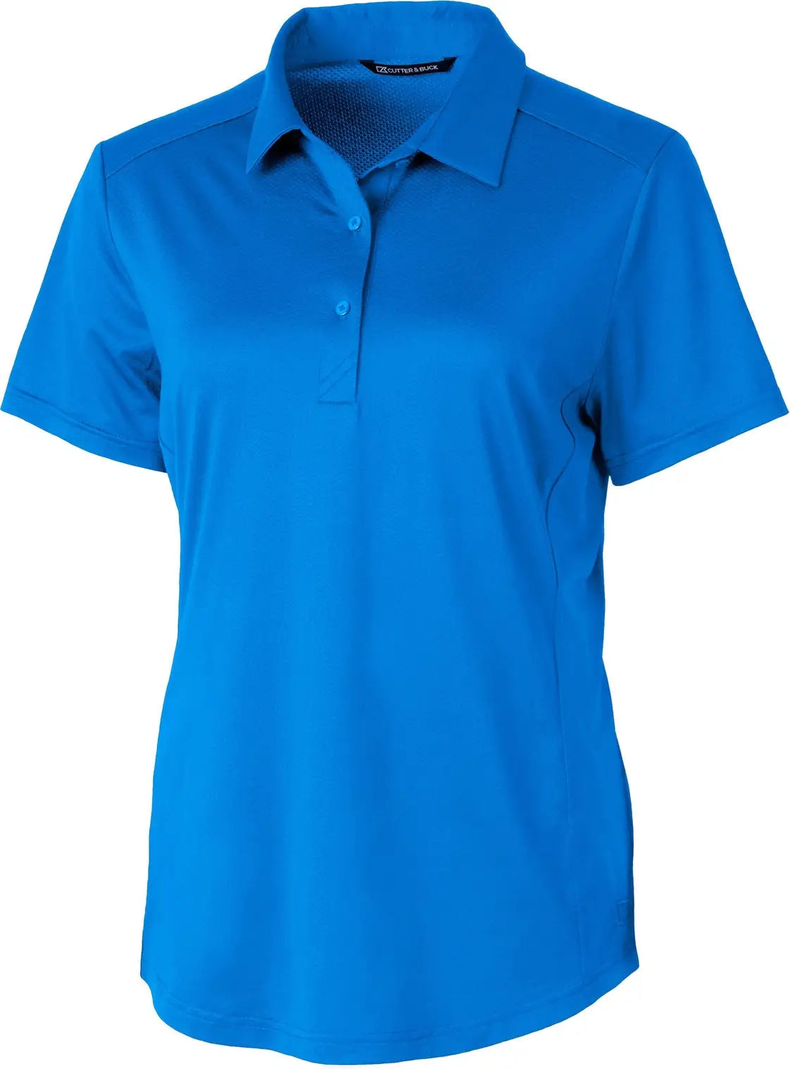 Cutter & Buck Lck00111 Prospect Eco Textured Stretch Recycled Womens Short Sleeve Polo - Digital