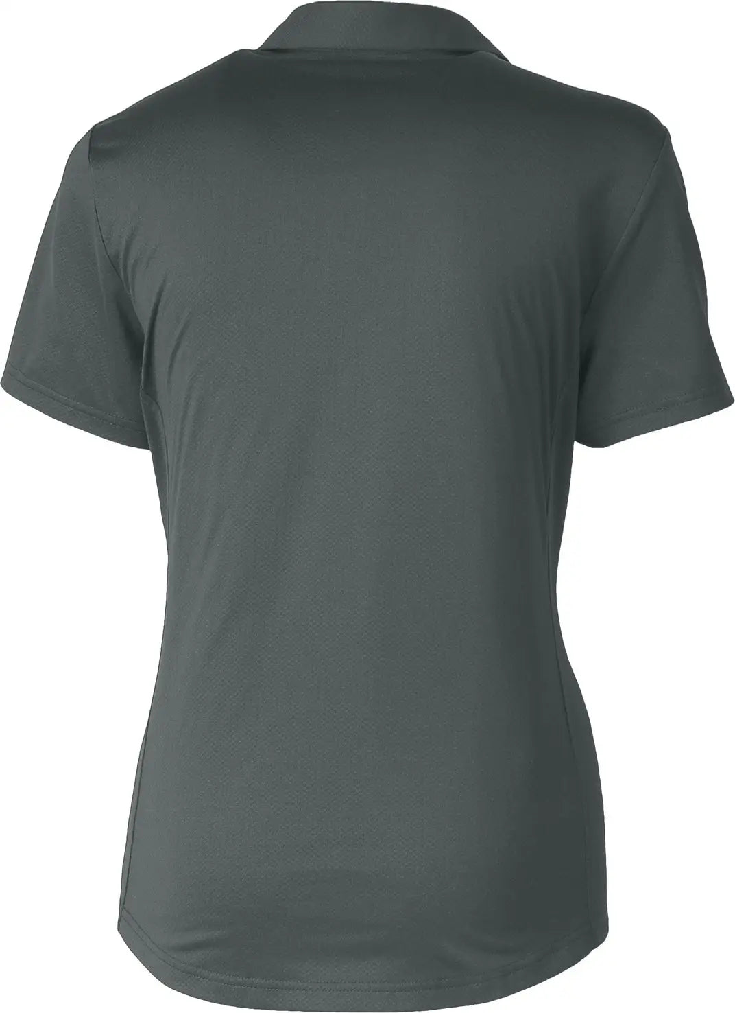 Cutter & Buck Lck00111 Prospect Eco Textured Stretch Recycled Womens Short Sleeve Polo - Elemental Gray