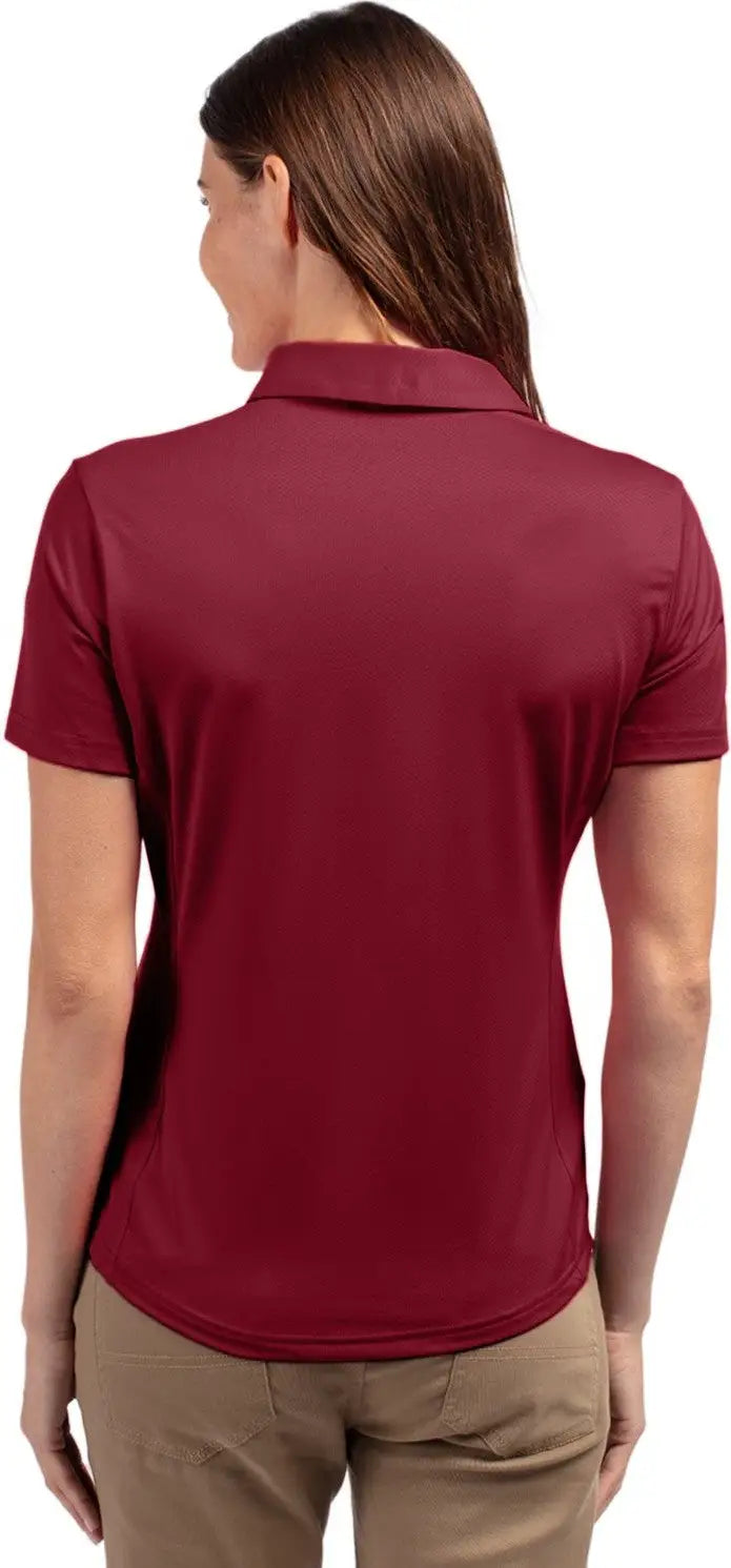 Cutter & Buck Lck00111 Prospect Eco Textured Stretch Recycled Womens Short Sleeve Polo - Chutney