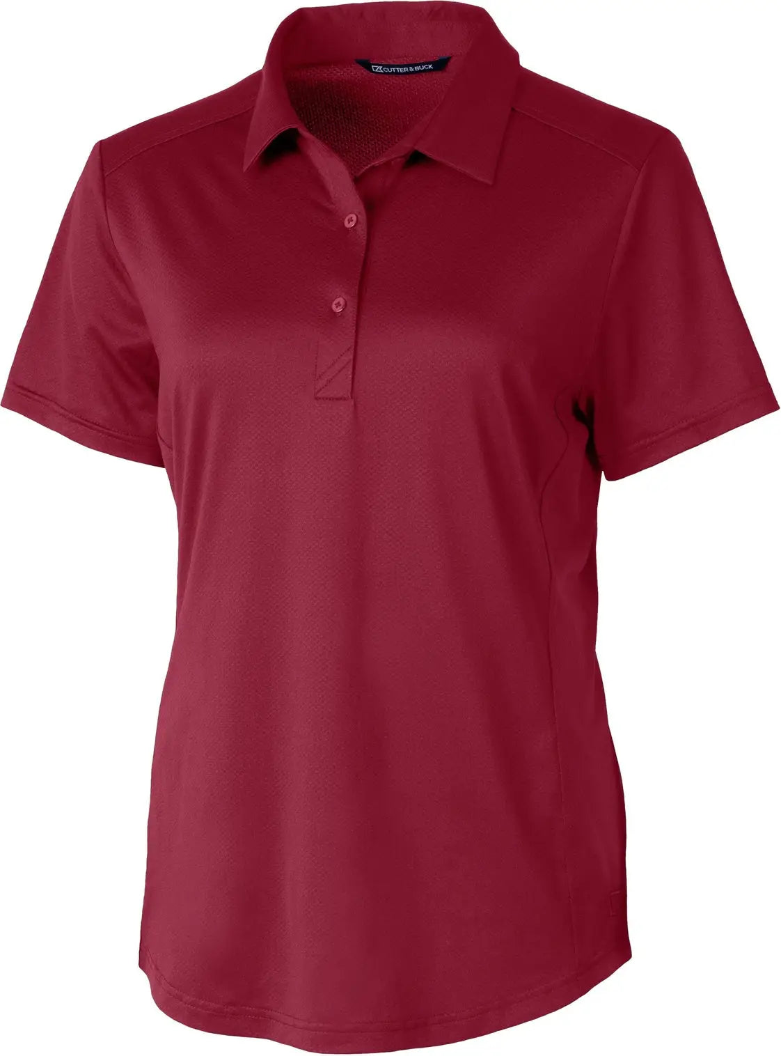 Cutter & Buck Lck00111 Prospect Eco Textured Stretch Recycled Womens Short Sleeve Polo - Chutney - Ladies Xs