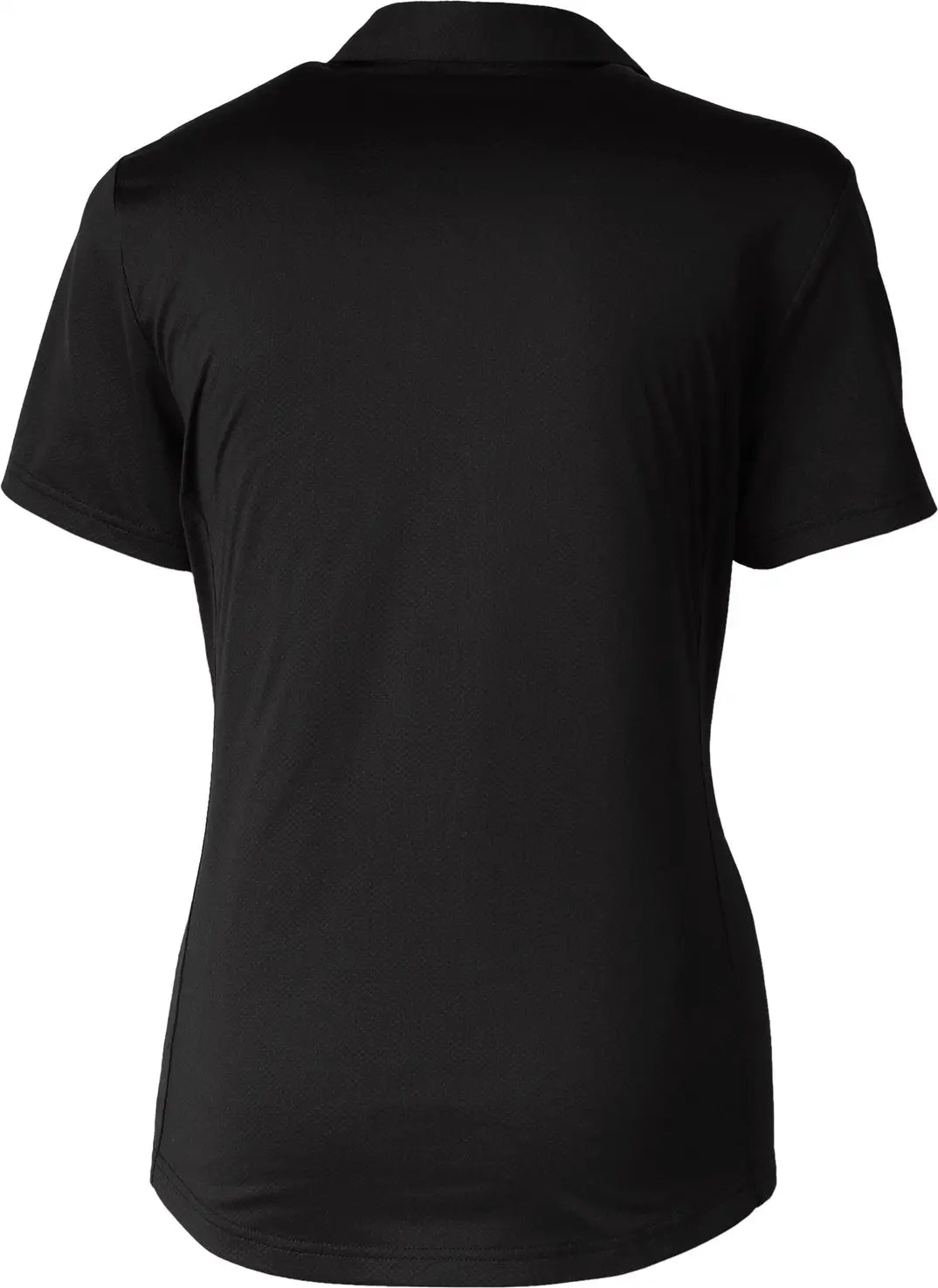 Cutter & Buck Lck00111 Prospect Eco Textured Stretch Recycled Womens Short Sleeve Polo - Black